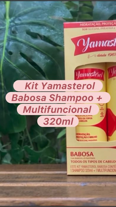 ￼Kit Yamasterol Babosa Shampoo + Multifuncional 320ml