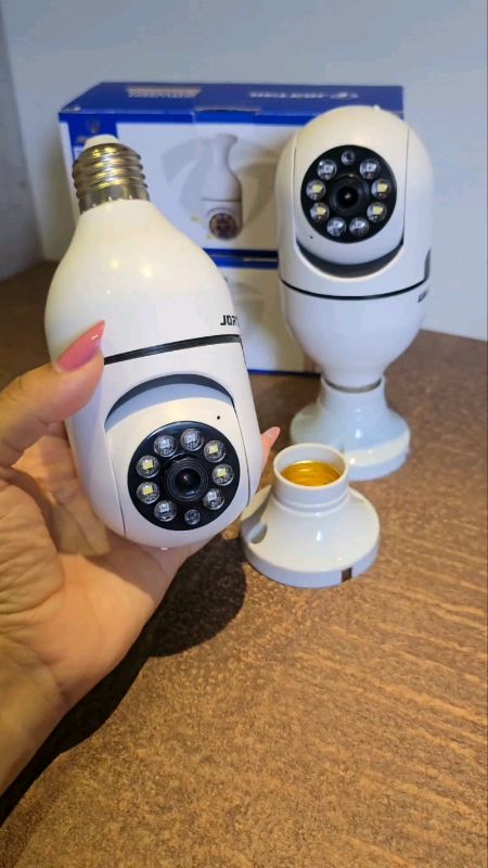 Kit lâmpada Camera wifi #câmeradeseguranca #cameralampada #minicamera #camerademonitoramento