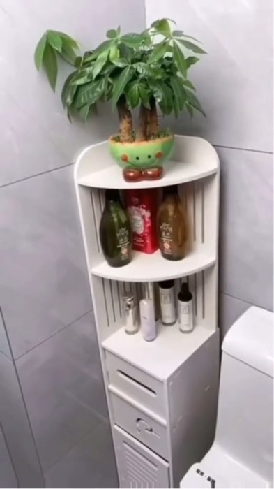 ￼#armário  de #armazenamento  para #banheiro  #prateleira  à prova d'água para banheiro #oferta #viral #prática #viral #Promo