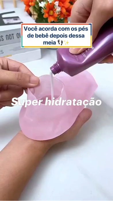 ✨ Adicione no carrinho 👆🏻 Meias de Silicone para Hidratar os Pés #meiasdesilicone #hidratacaodepes #pésmacios #cuidadoscomoseupés