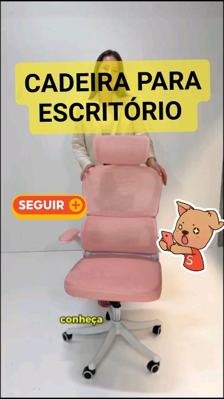 #cadeiraescritorio #cadeirahomeoffice #cadeiraergonomica #cadeiratrabalho