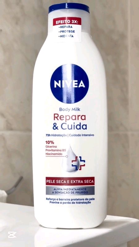 NIVEA Hidratante Corporal Cuida & Repara 400ml #hidratante #corporal #hidratantecorporal #cuida #repara #cuidadoscomapele #cuidados #pelehidratada #b5