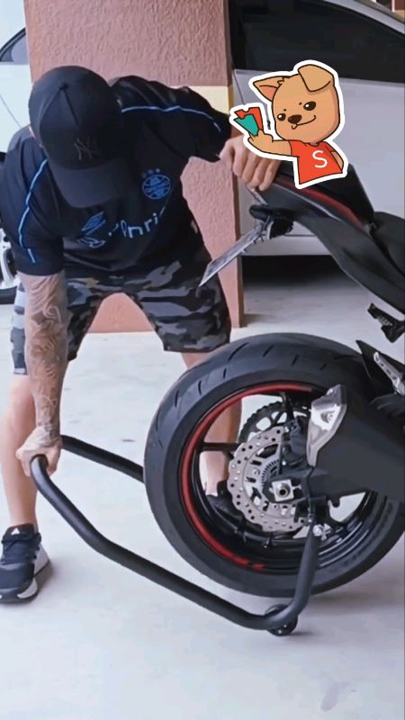 Cavalete Traseiro para Moto #cavalete #moto #cavaletetraseiro