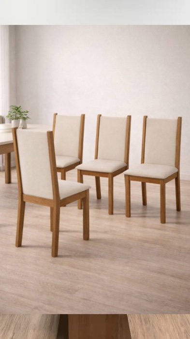 kit 4 cadeiras de jantar confortáveis com design moderno pra sala ou cozinha  #fy #acheinashopee #cadeiras #jantar #móveis #decoração