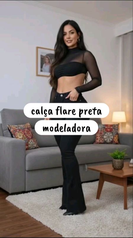 #calcaflarepreta #calcalevantabumbum #calcaflarejeans #calcapreta