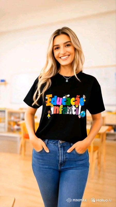 Conforto, estilo e amor pela educação em uma só peça! 💕 #EducacaoInfantil #VoltaAsAulas