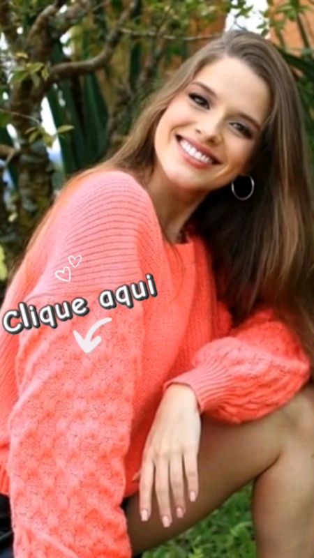 Blusa de frio Tricô feminina #blusafeminina #blusadefrio #blusainverno #mangabufante #trico #inverno #lookfrio