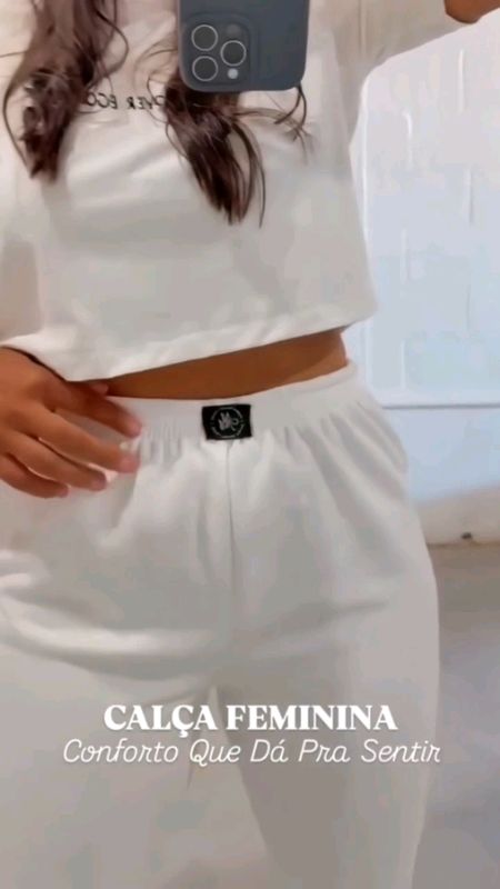 Calça moletom feminina confortável. #calcaconfortavel #calcamoletom #calcafeminina