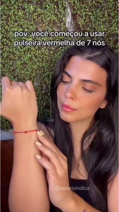 Pulseira 7 Sete Nós Vermelha Kabbalah proteção contra o mal e energias negativas❤️✨ #pulseira #pulseira7nos #pulseirasetenos #pulseiravermelha
