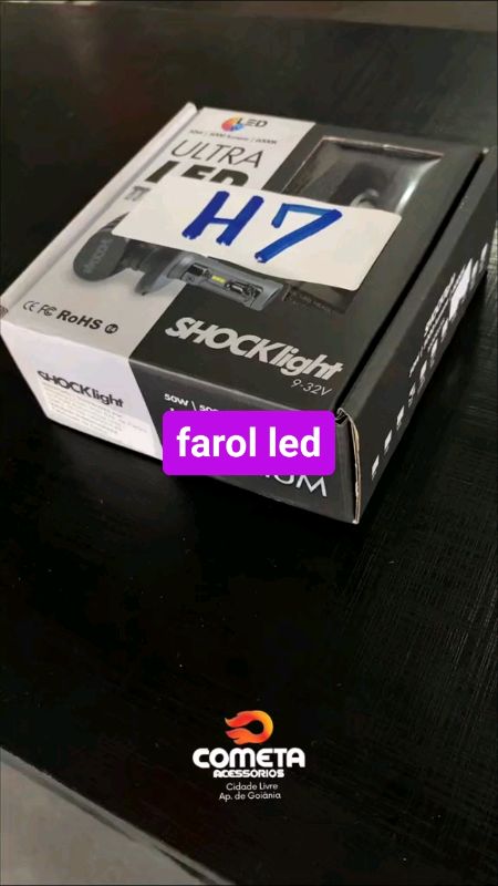 lâmpada farol ultra LED Titanium#farol #farolled