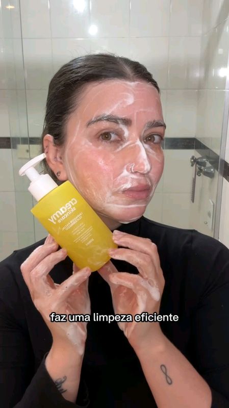Creamy Limpador Facial Glicerinado Skincare De 200ml♡♡#creamy#limpadorfacial#fly#fy#glicerinado#skincare#facial#200ml#amei#rosto#limpezafacial#bom#a#s