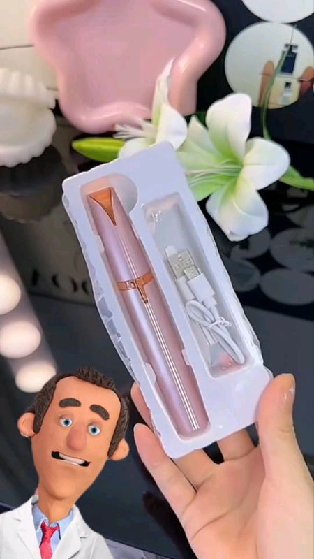 #Depilador #Indolor #Caneta #Para #Sobrancelha #Removedor #Instantâneo #A #Pilha #Portátil #Preciso #Suave #Sem #Dor #Prático #Uso #Diário #Beleza #Fe