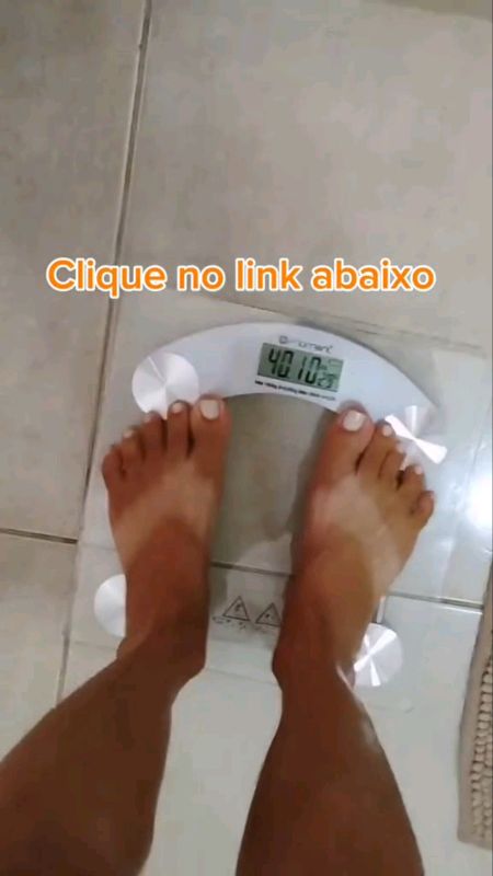 #balança #corporal #trasparente #digital #vidro #bellynha01
