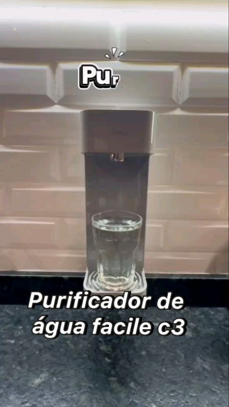 clique na sacolinha e compre seu Purificador Hidrofiltros Facile C3 #purificadordeagua #purificadorhidrofiltros #filtrodeagua #purificadorfacileC3