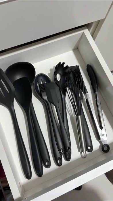 Utensílios de silicone de extrema qualidade, kit completo para sua cozinha! #utensilios #cozinha #silicone