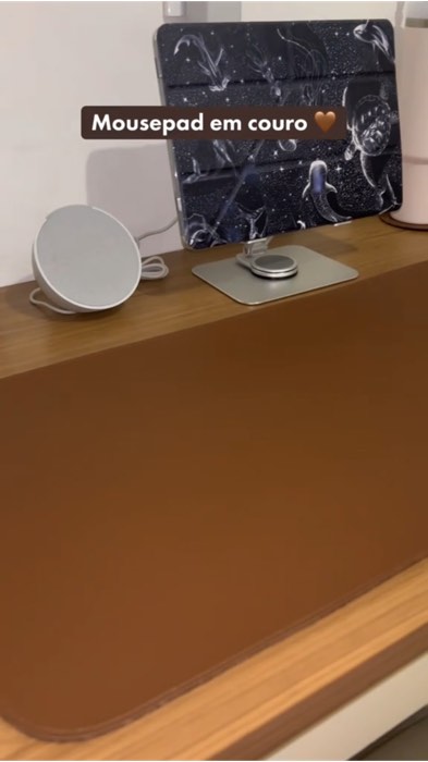 MousePad Grande Desk Pad Couro Gamer Office #MousePadGrande #deskpad #mousepad #mousepadgamer #mousepadcouro