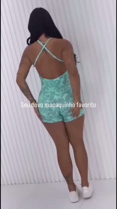 Macaquinho Fitness de Alça Fina Slim Decote V            #lookacademia                                         #macaquinhofitness #ModaFitnessFeminina