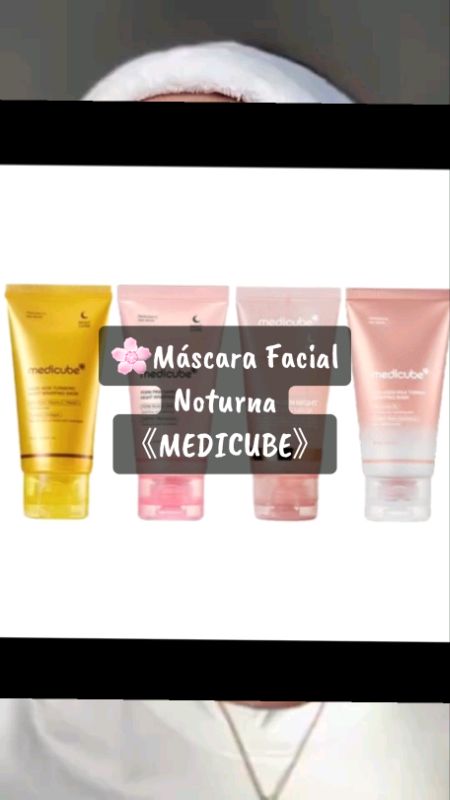 Medicube Collagen Night Wrapping Mask Large 75ml 4types #skincare #rotinanoturna #cuidadoscomapele #mascarafacial #peleiluminada #kbeauty