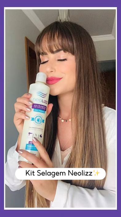 ￼Kit Selagem + Kit Pós Química | Shampoo - Condicionador - Máscara Neolizz #neolizz #kitselagem #cabelo #liso #fy #selagemneolizz #promocao
