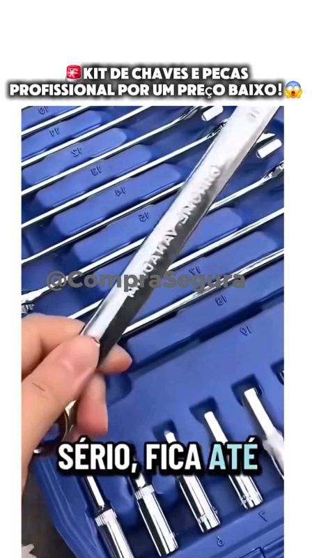 Esse Kit 46 em 1 da Shopee está viralizando! 🔥 Ferramentas completas por preço absurdo 😳 #shopeeachados #produtoviral #ferramentas #achadinhosshopee