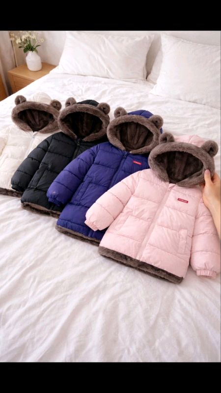 Casacos Espessos Para crianças Outono Inverno mais de Veludo Menina#CasacoInfantil#casacoInvernoinfantil#menina#Veludo#outonoinverno#Espessos#