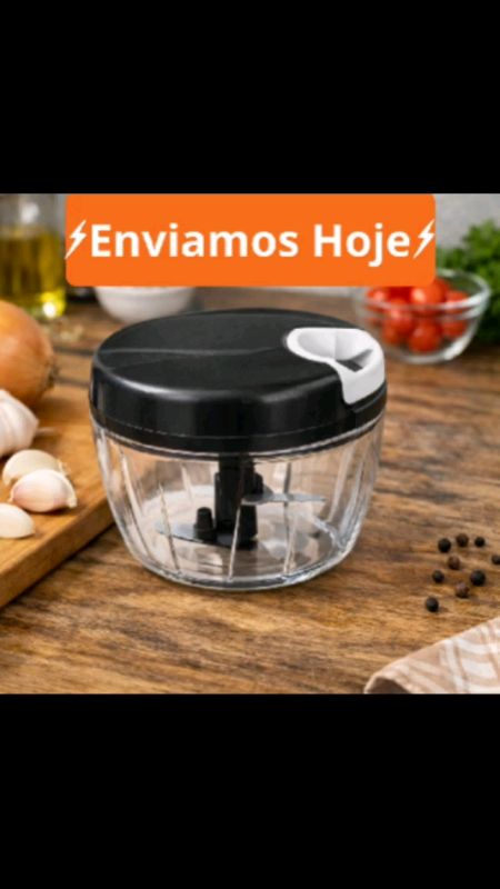 Processador Triturador de  Grande de alimentos manual #processadordealimentos #trituradordealimentos #trituradormanualdealimentos #utensiliocozinha