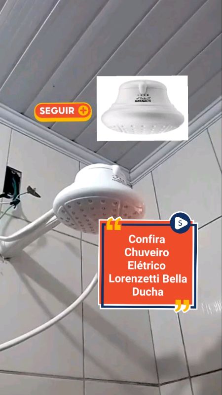 Chuveiro Elétrico Lorenzetti Bella Ducha 4 Temperaturas 127v ou 220v