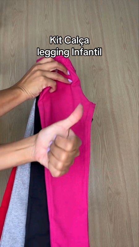 Calça Legging Infantil Juvenil Leg Cotton Lisa Inverno Confortável #leg #frio #legging #inverno #shopee #viralizou