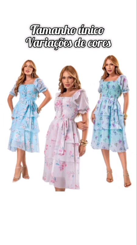 #vestidochiffon #vestidoevangelico #modaevangelica #vestidoromantico