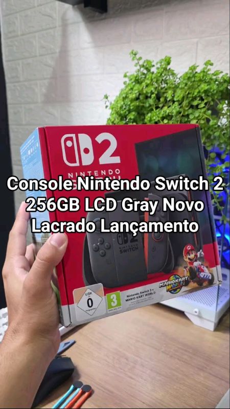 #NintendoSwitch2 #NintendoSwitch #Switch2 #NintendoBrasil #Gaming #Gamer #Console #Lançamento #Games2026 #NintendoDirect #MarioKart#Tech #Tecnologia