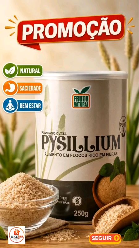 #psyllium #fibras #saude #alimentacaosaudavel #intestinosaudavel #emagrecimento #natural #semgluten #nutricao #vidasaudavel  #feitoporIA #publi