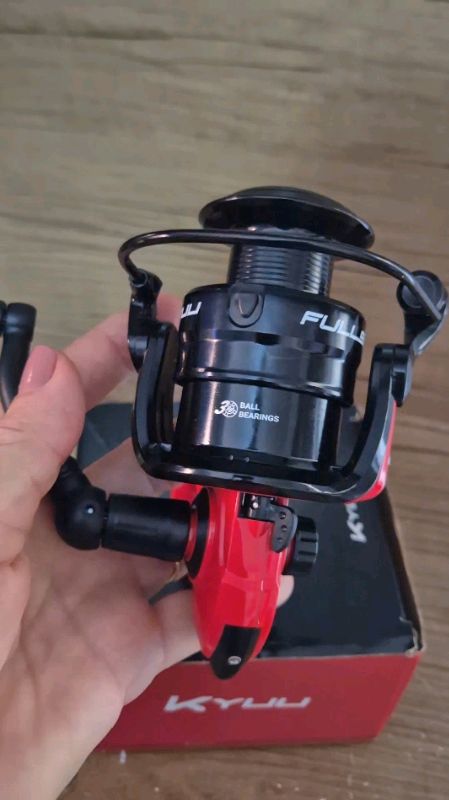 Molinete de Pesca Full Spin 3 Rolamentos Kyuu - Maruri