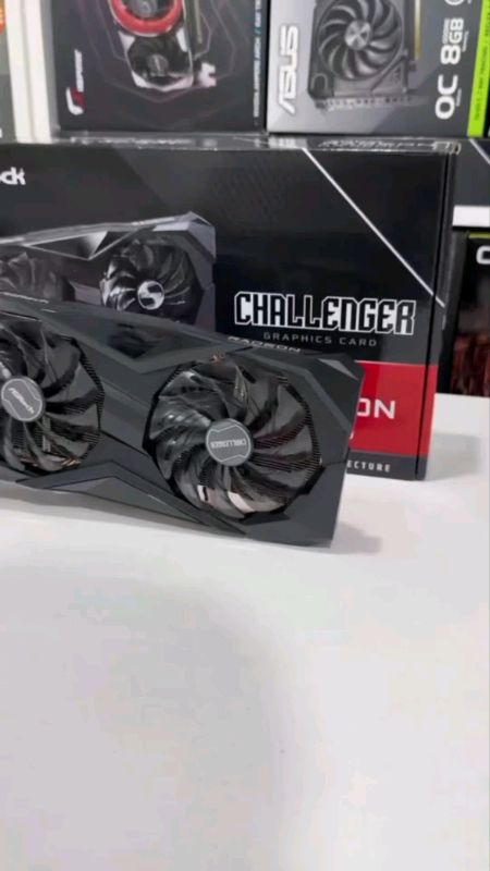 Placa de Vídeo RX 6600. #placadevideo #pcgamer #placa #video #setupgamer #PCUpgrade #setup #gamer #pc #viral #emalta #computadorgamer