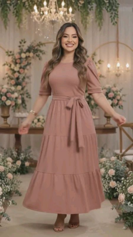 Vestido feminino longo evangélico #vestidolongo #vestidofeminino #vestidoevangelico #modafeminina#vestido