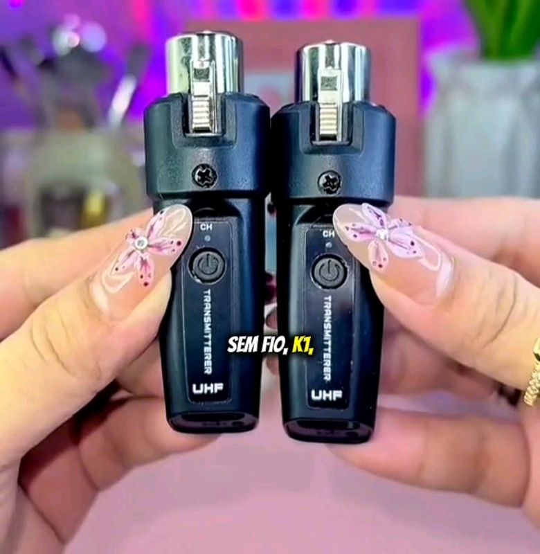 Sistema de microfone sem fio, K1, XLR, 2.4GHz - Adaptador transmissor e receptor, para mixer (mesa de som) e para caixa PA. 🎤 Clique e compre, já! 🎸