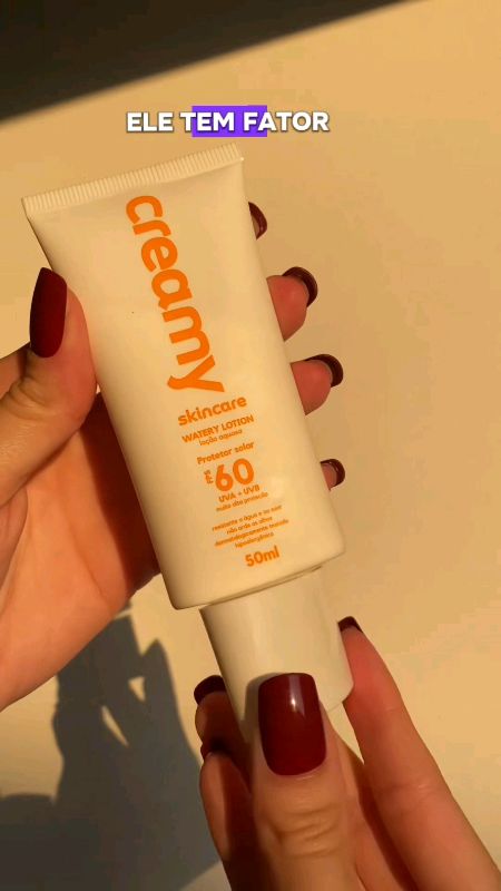 Creamy Protetor Solar Facial FPS 60 -  50ml