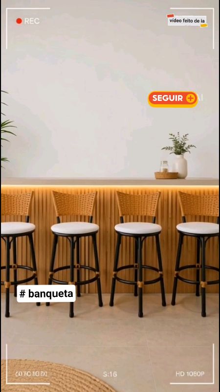 #banqueta #banquetabaixa #banquetafibrasintetica