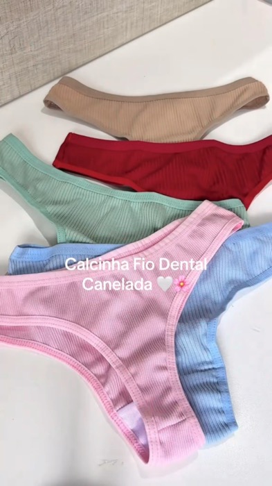 Kit calcinha fio dental confortável canelada tanga básica #tangafio #kitcalcinha #calcinhafiofental #calcinhaconfortavel #moda #shopee #oferta
