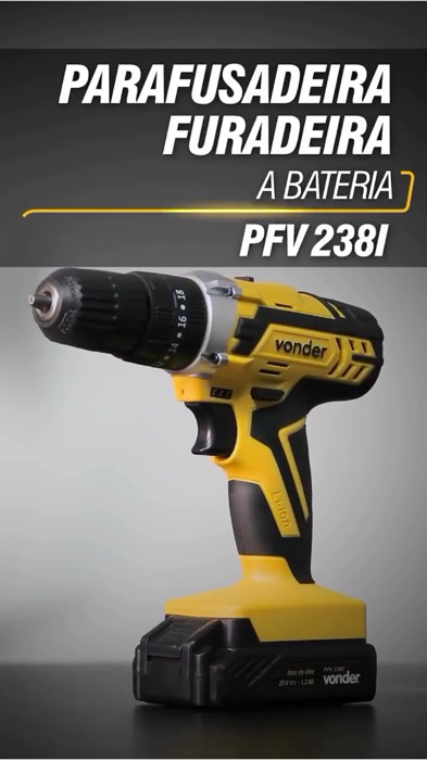 Furadeira Parafusadeira A Bateria 12v Pfv012 Com kit Brocas e Bits #furadeira #parafusadeira