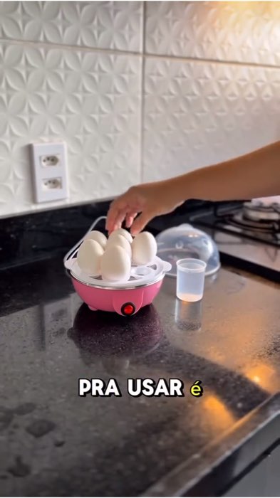 ￼Cozedor De Ovos Portátil Elétrico Cozinha A Vapor 110v/220v#eggcooker #ovocozido