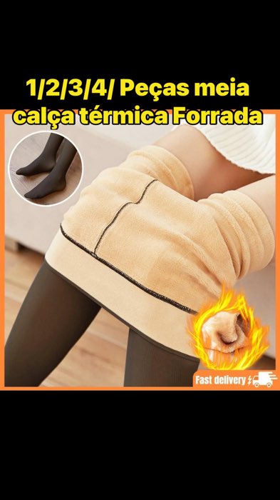 1/2/3/4 Peças Meia Calça Térmica Forrada Peluciada #meiacalcatermica #meiacalcatermicapeluciada #meiacalcatermicaforrada #meiacalcatermicatranslucida