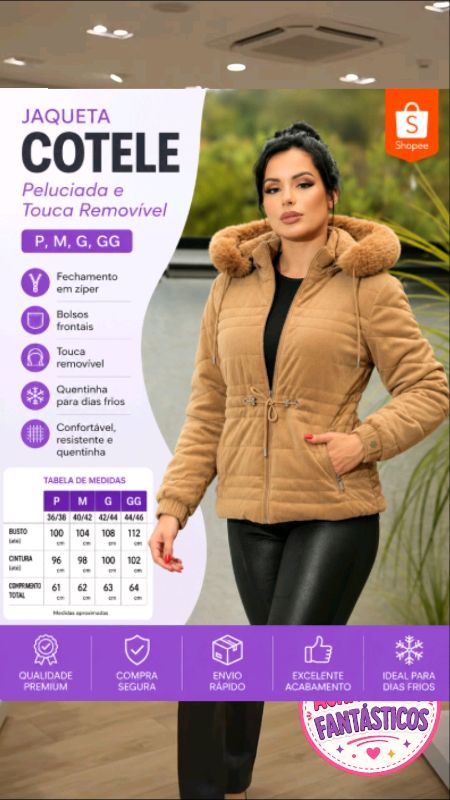 #JaquetaFeminina #jaqueta