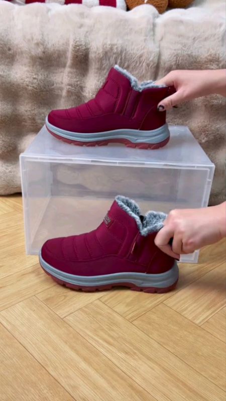 Botas de inverno super quentes! #bota #inverno #quente #shopee