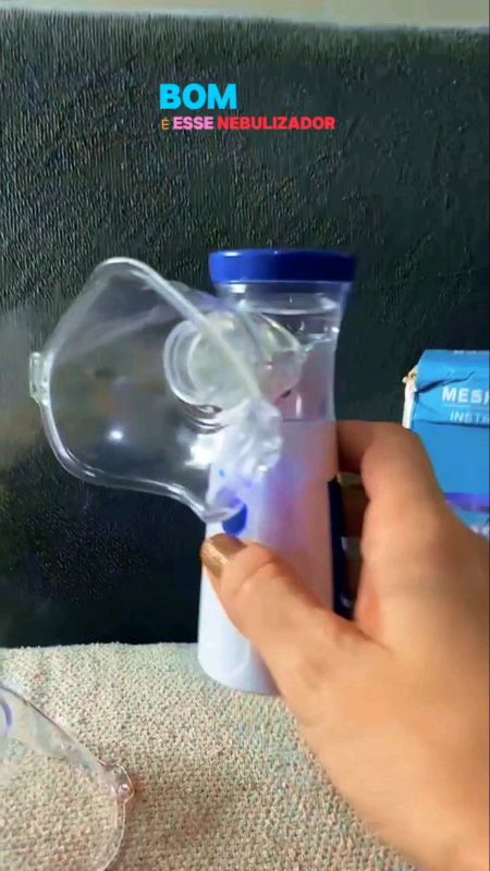 ✨️Inalador nebulizador Portátil, adicione ao seu carrinho ! ✨️ #inalador #nebulizador #adulto #criança #shopeevideos