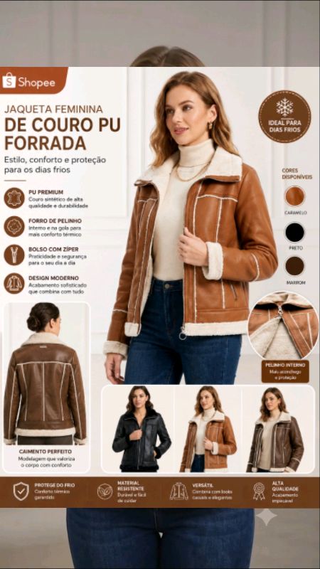 #JaquetaFeminina #roupafeminina
