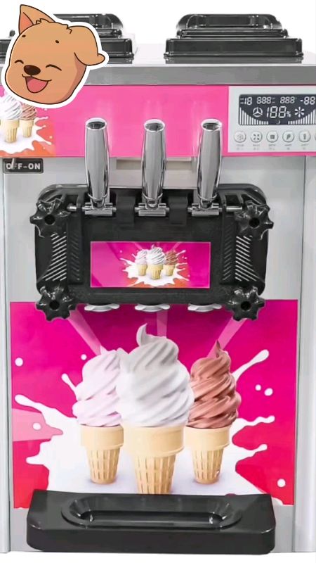 Máquina De Sorvete Expresso 3 Sabores Inox Conservação Noturna 220v
