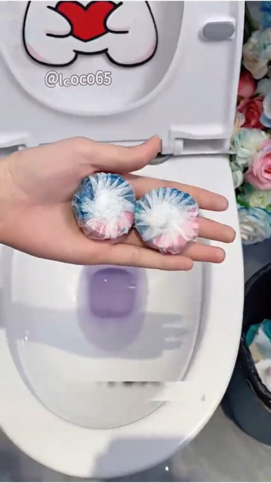 Pastilha Sanitária 3 em 1: Limpa, Desinfeta e Perfuma