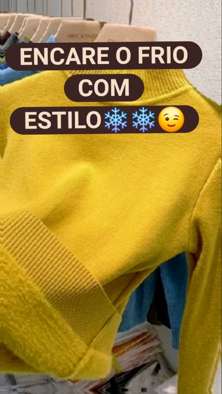 ❄️Blusa Sueter Outono Inverno Gola altaFeminino!? #blusa #inverno #modainverno