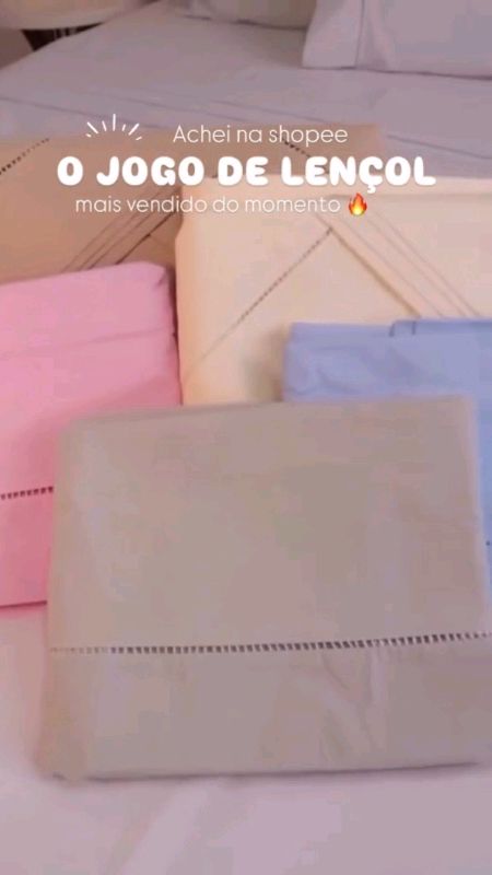 Jogo de Lençol Cama Casal Padrão 03 Peças 400 Fios Micropercal Ponto Palito #jogodelençol #jogodecama400fios #lençolmicropercal