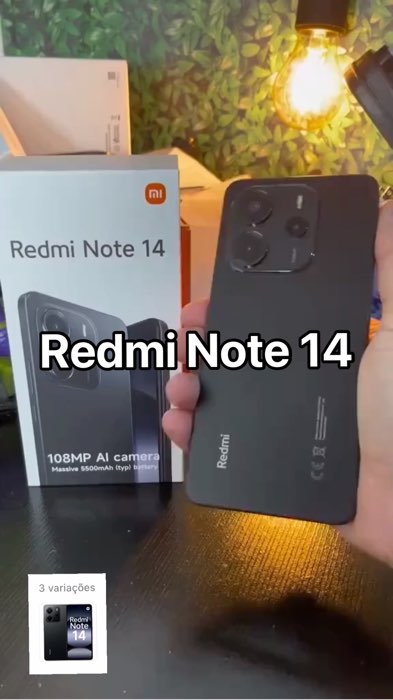 ? Redmi Note 14 tá INSANO! ? Câmera top + bateria que dura o dia todo ?⚡ Rápido, bonito e com preço que vale MUITO a pena! ? Assiste até o final!